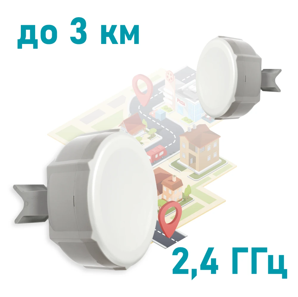 2.4GHz Wi-Fi точка доступу з посиленою антеною