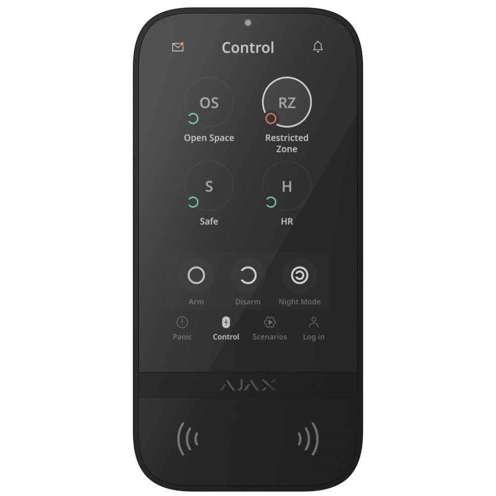 Superior KeyPad TouchScreen G3 Jeweller black