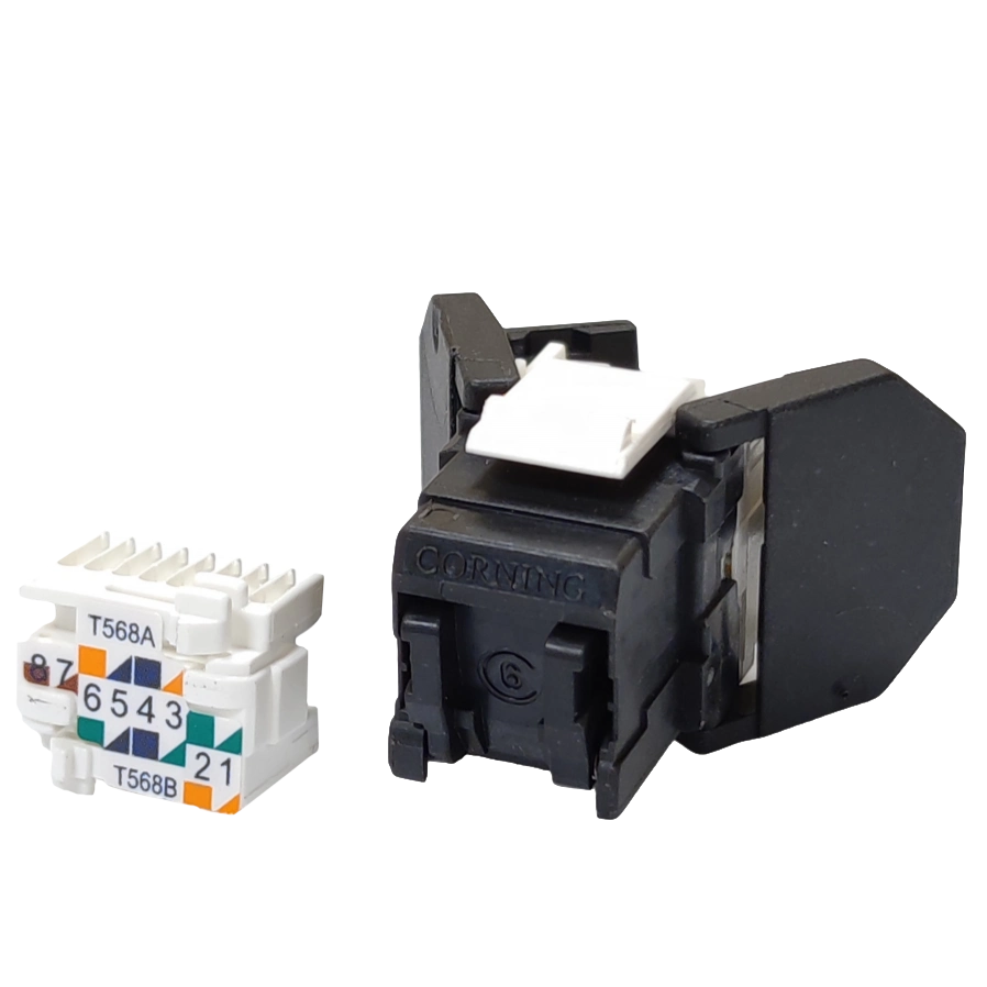 Модуль Keystone UTP RJ45 кат. 6, чорний