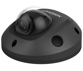 4МП міні IP відеокамера Hikvision з ІК підсвічуванням (чорний)