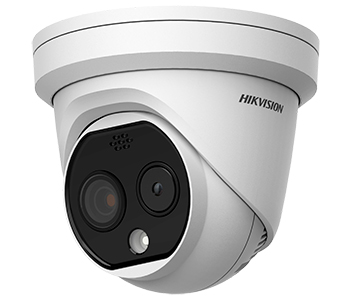 4МП бі-спектральна тепловізійна IP камера Hikvision