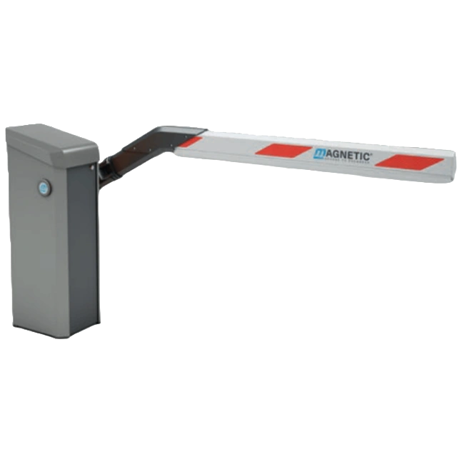Шлагбаум Magnetic без стріли (лівий проїзд) сірий алюміній