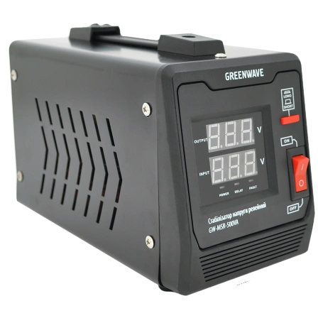 Стабілізатор напруги релейний 1xShuko, DC140-260V, AC220, BOX, Q
